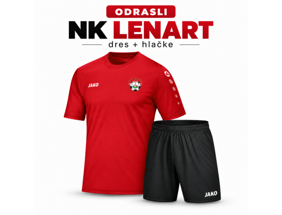 Odrasli komplet NK Lenart – dres + hlačke
