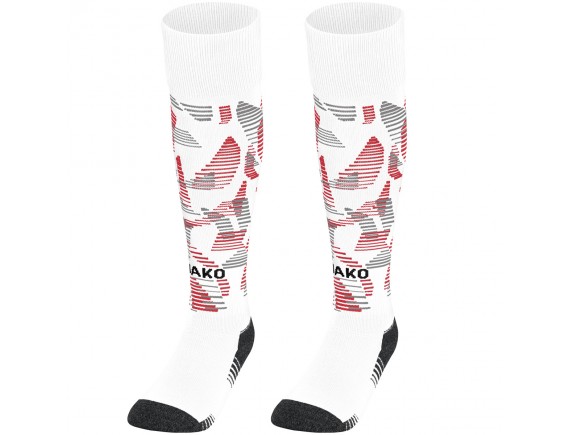 Nogavice Sonic - bela/rdeča 004