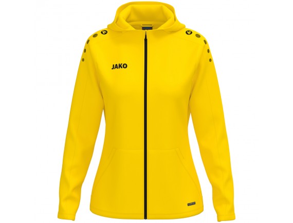 Ženska jakna s kapuco One - rumena 335