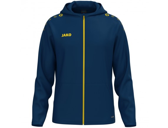 Jakna s kapuco One - mornarsko modra/citro 941