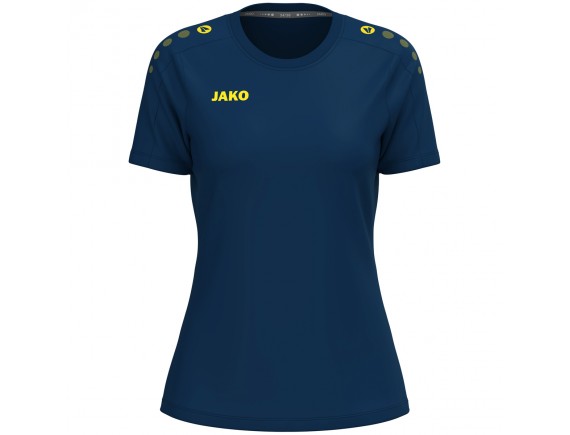 Ženska bombažna T-shirt majica One - mornarsko modra/citro 941