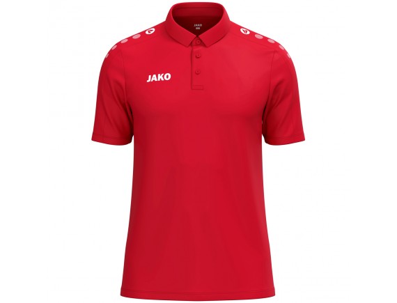 Bombažna polo majica One - rdeča 100