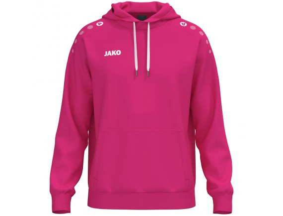 Pulover s kapuco One - deep roza 170