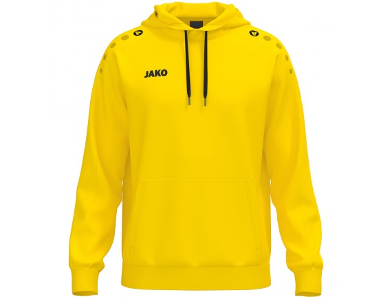 Pulover s kapuco One - rumena 335