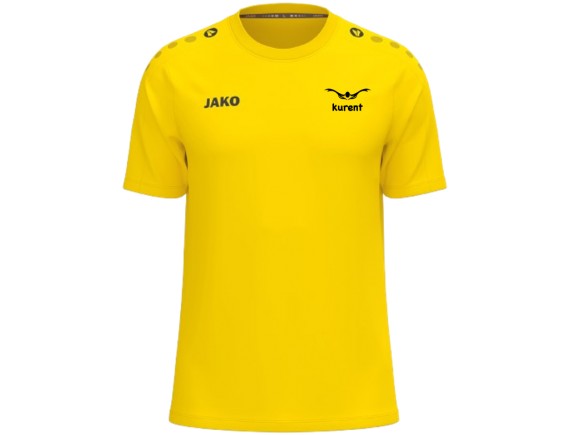 Otroška bombažna kratka majica One rumena - PAK