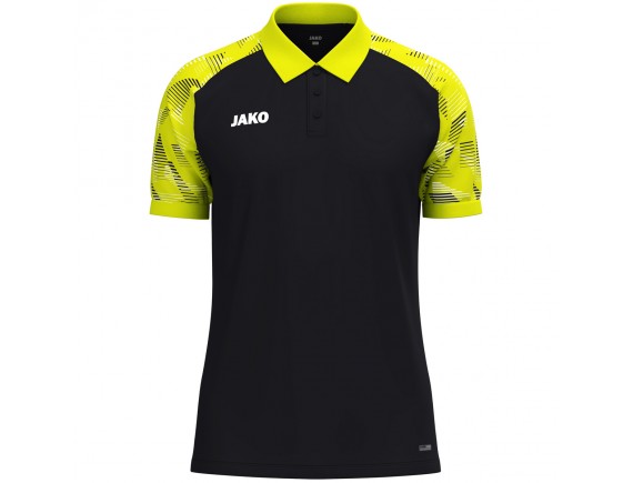 Otroška polo majica Sonic - črna neon rumena 819