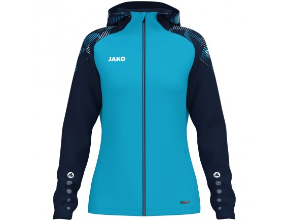 Ženska jakna s kapuco Sonic - aqua modra 276