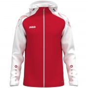 Jakna s kapuco Sonic - rdeča/bela 105