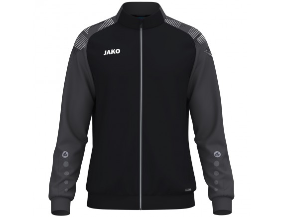 Otroška trenirka Sonic zgornji del - črna antracitna 801