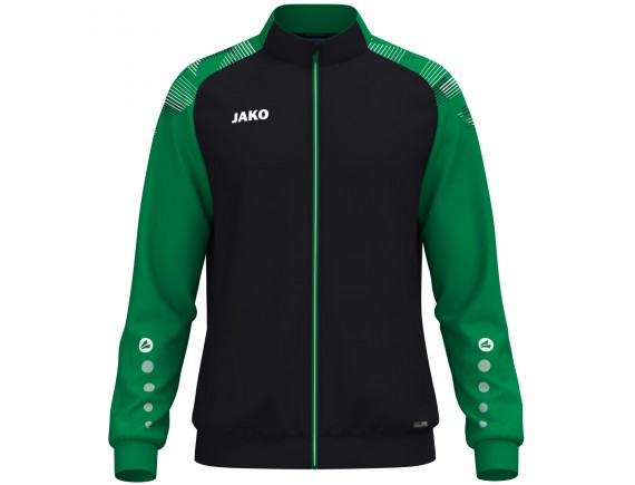 Otroška trenirka Sonic zgornji del - črna zelena 827