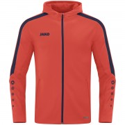 Jakna s kapuco POWER - ognjena 375