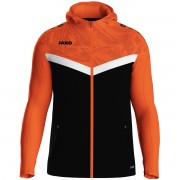 Otroška jakna s kapuco ICONIC - neon oranžna 807